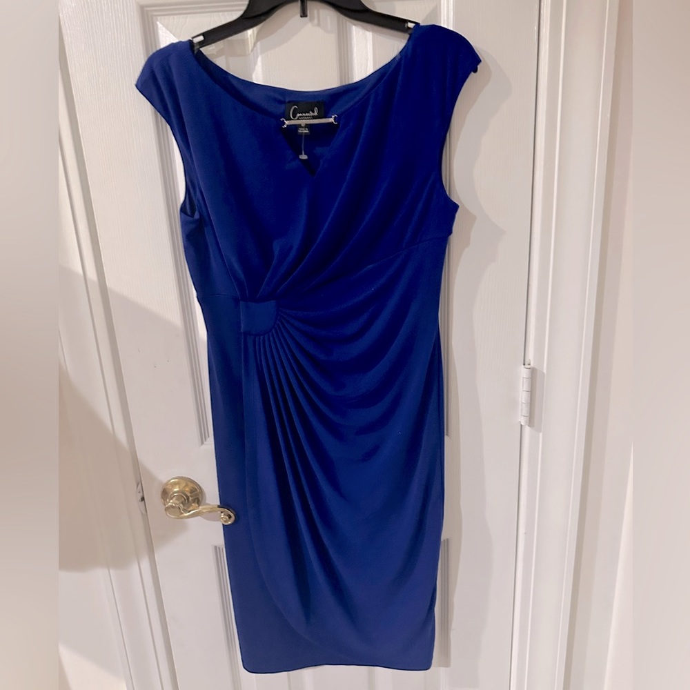 Beautiful, Connected Apparel, Blue, Sleeveless Dress, Size 6